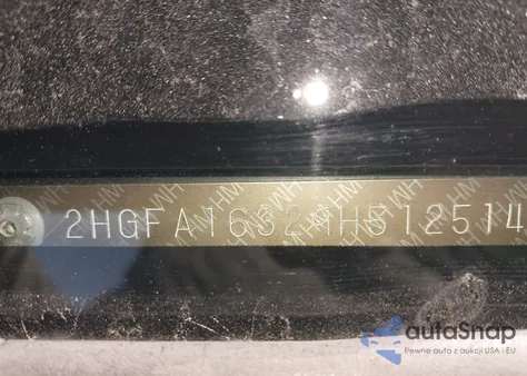 2009 Honda Civic Vp из США, поврежденный, VIN 2HGFA16329H512514